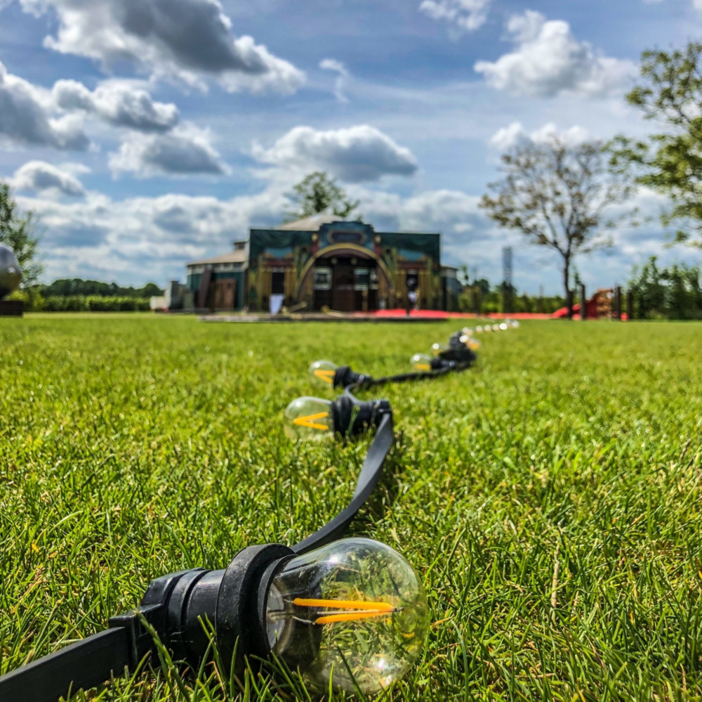 E27 dimmbare Filamentlampe | 3W | 2650K | Dreiecksfilament | Geeignet f&uuml;r Festoonkabel