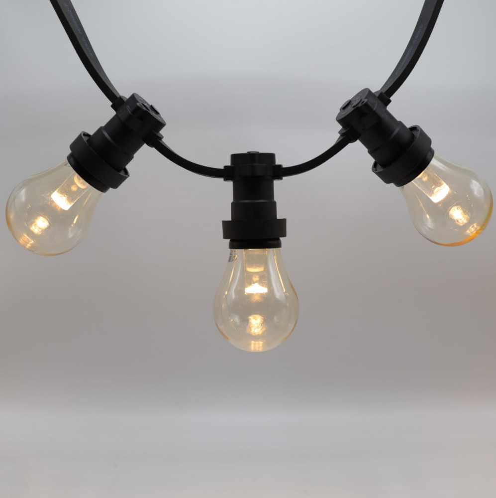 E27 dimmbare LED Lampe | 2W | 2650K | Mit Linse | &Oslash;60 | Geeignet f&uuml;r Festoonkabel