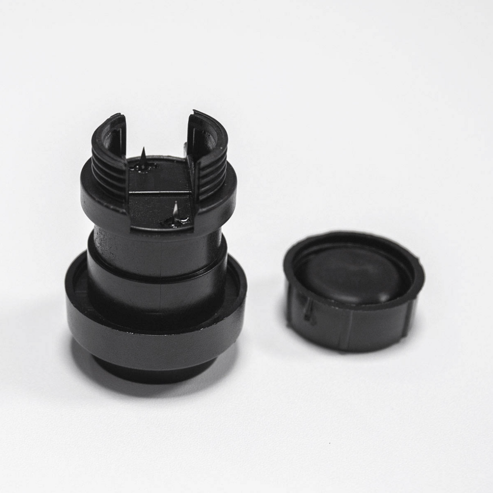 Prikkabel losse E27 fitting | Incl afdichtring | Inbusdop | Zwart