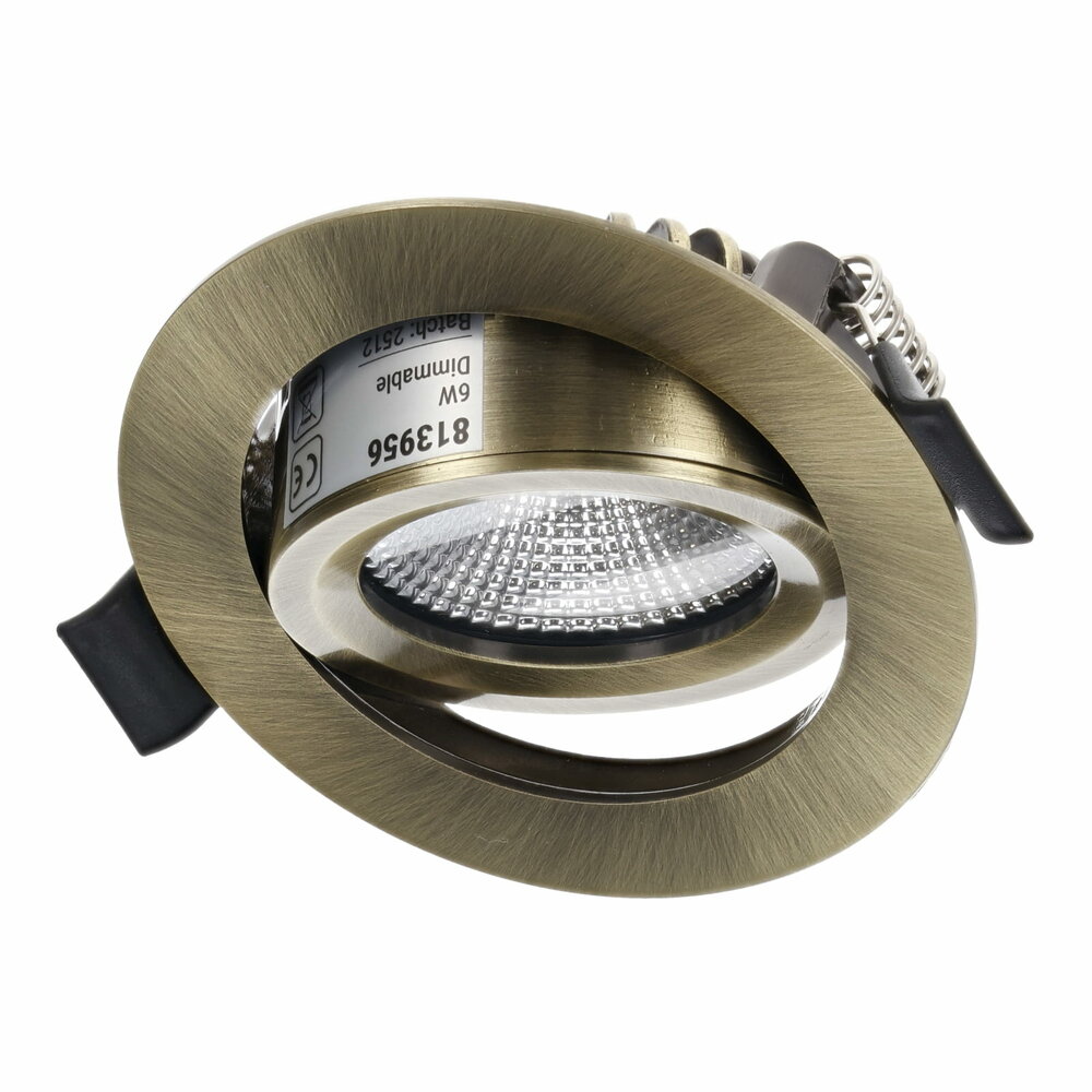 LED Einbauspot slim-fit | 4-6W | Dimmbar | CCT-switch | IP65 | Bronze