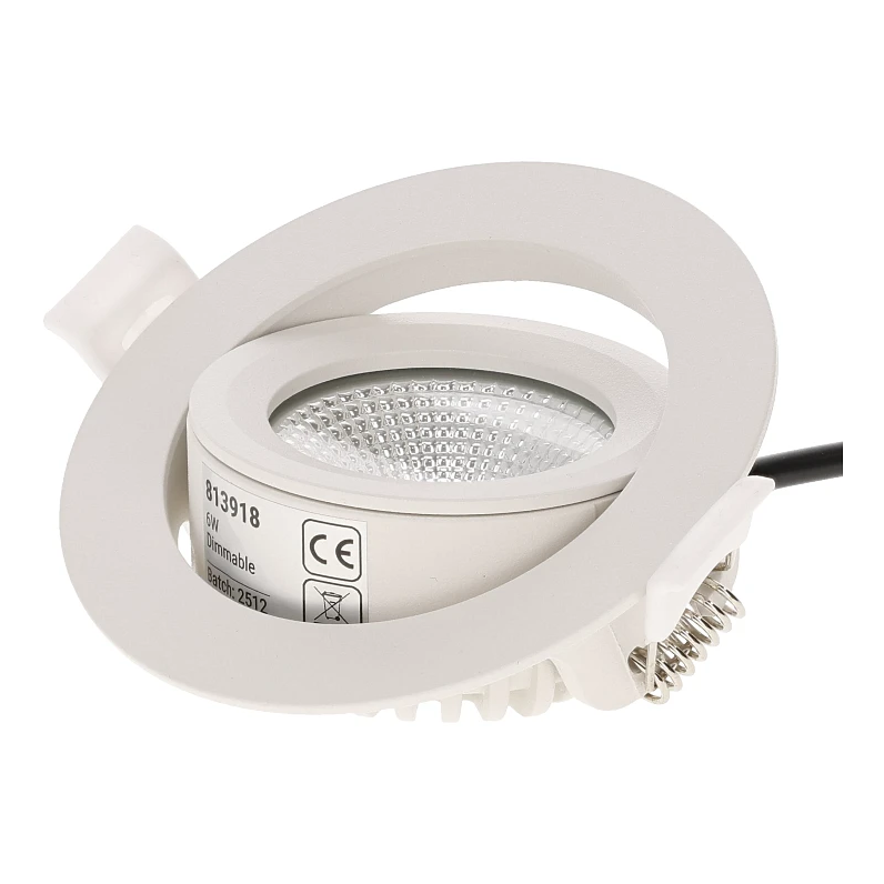 LED Einbauspot slim-fit | 4-6W | Dimmbar | CCT-switch | IP65 | Wei&szlig;