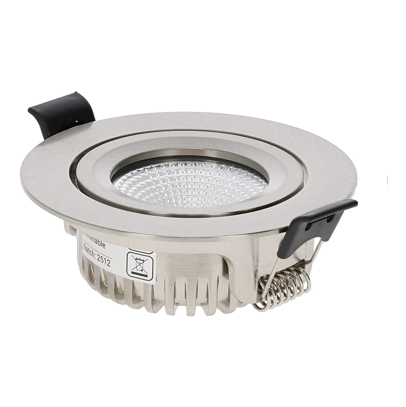 LED Einbauspot slim-fit | 4-6W | Dimmbar | CCT-switch | IP65 | Silber