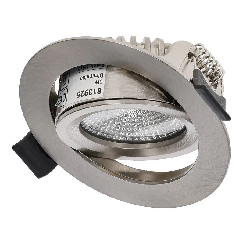 LED Einbauspot slim-fit | 4-6W | Dimmbar | CCT-switch | IP65 | Silber