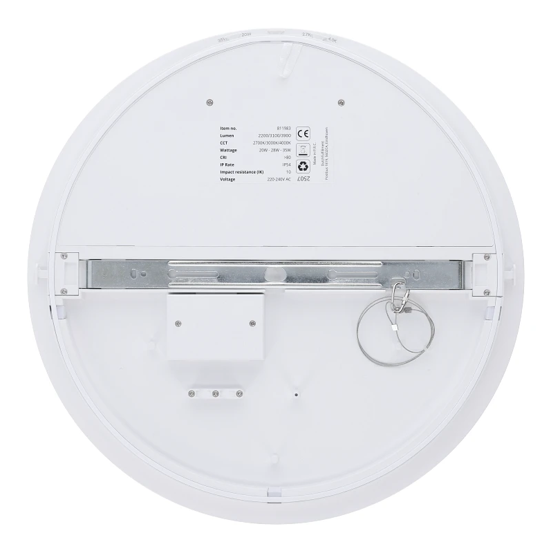 Led plafonni&egrave;re Nomos Pro | &Oslash;420 | 20-28-35W | CCT-switch | IP54 | Dimbaar