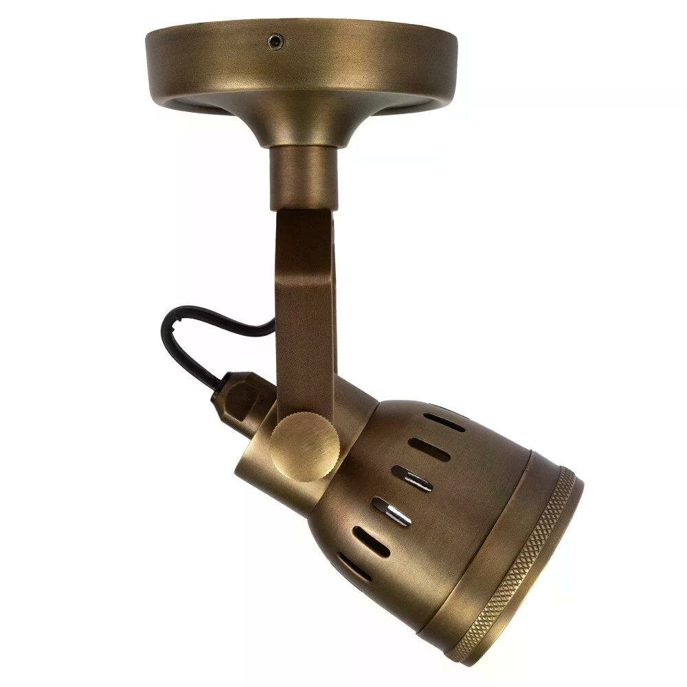 Indigo Wandleuchte/Deckenspot | Messing | H: 11 cm