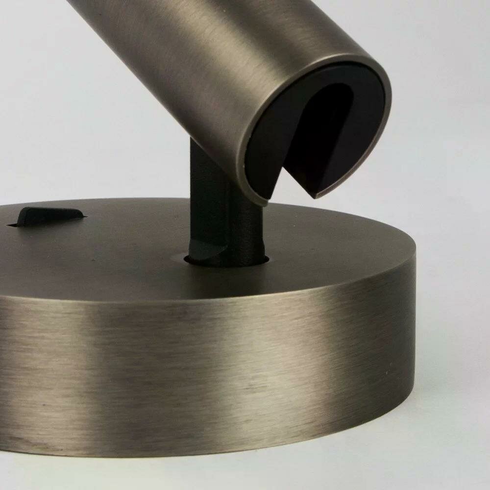 Viktor Wandleuchte | Gun Metal | H: 11,50 cm