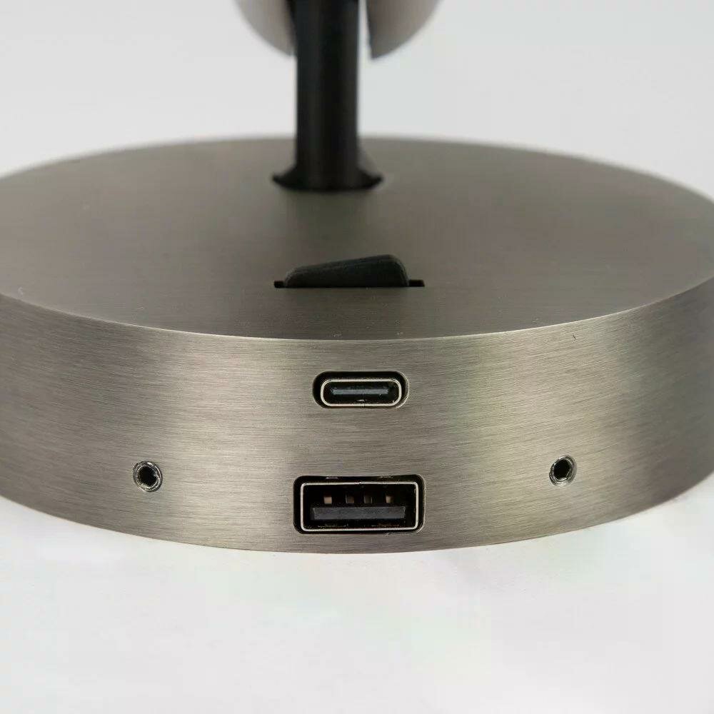 Viktor Wandleuchte | Gun Metal | H: 11,50 cm