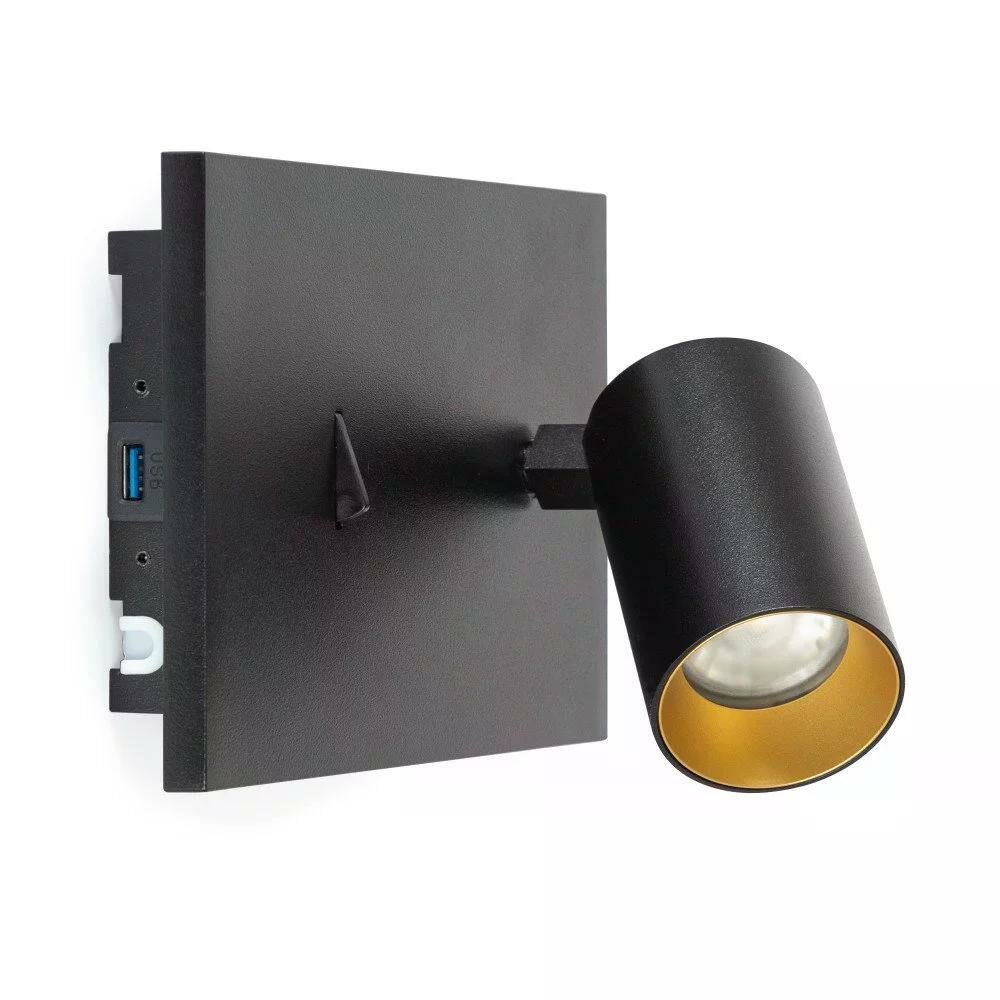 Mila Wandleuchte | schwarz | 22 cm