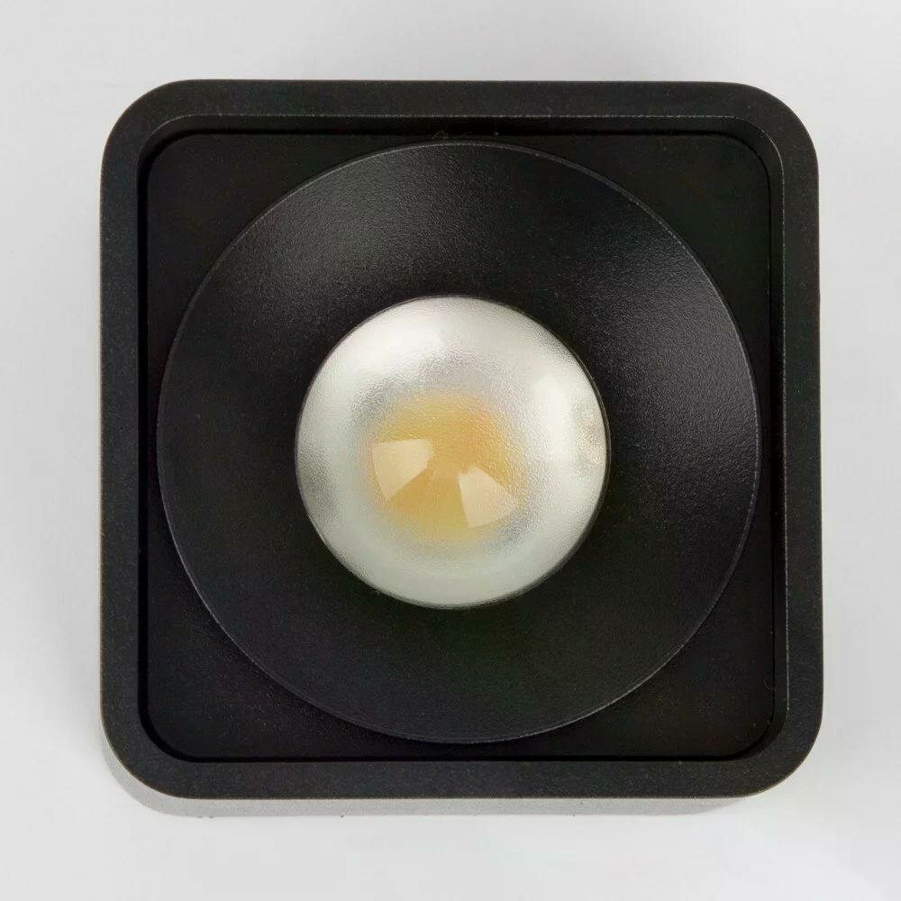 Lars Aufbaustrahler | schwarz | 9 cm