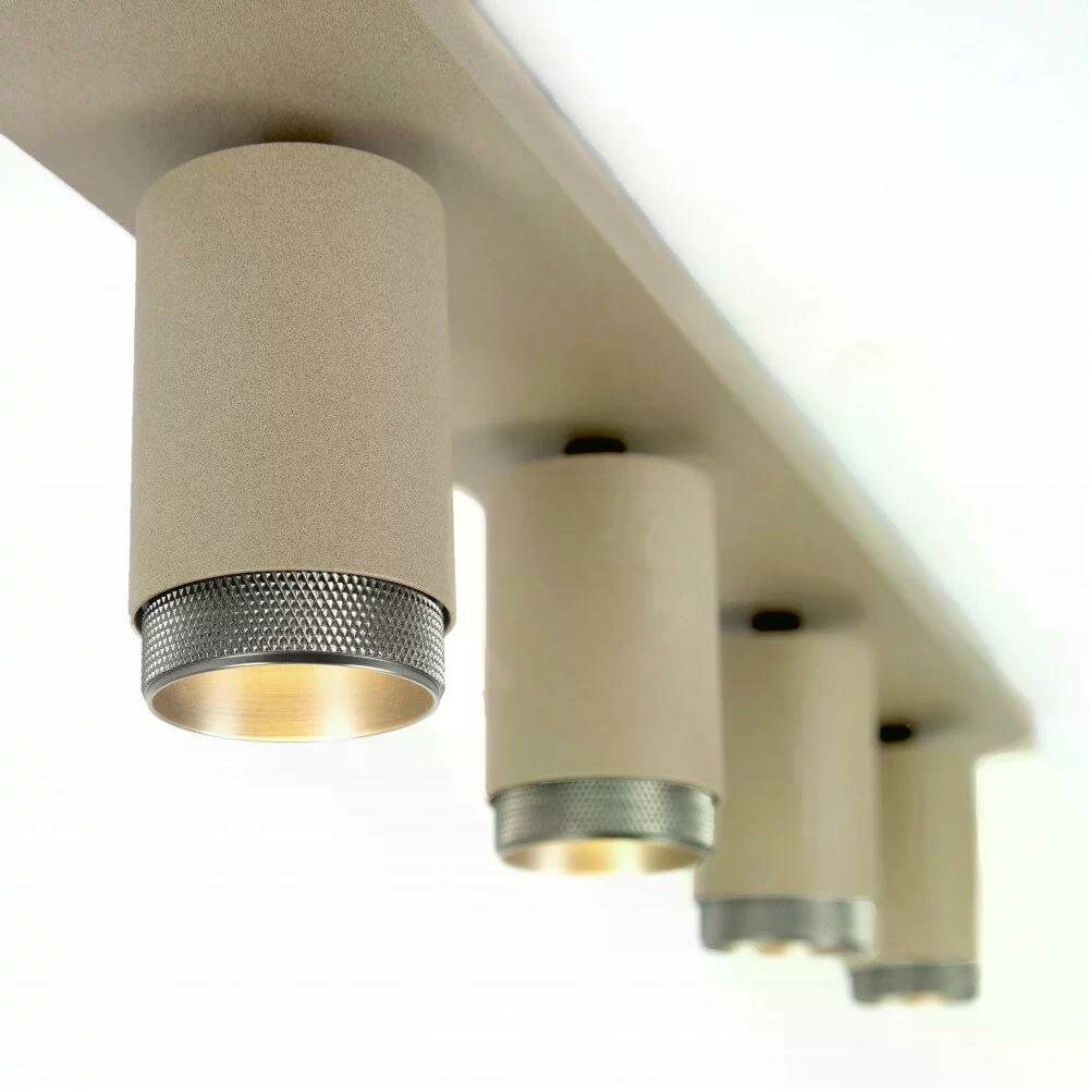 Scott 4 Aufbaustrahler GU10 Champagner | KS Beleuchtung