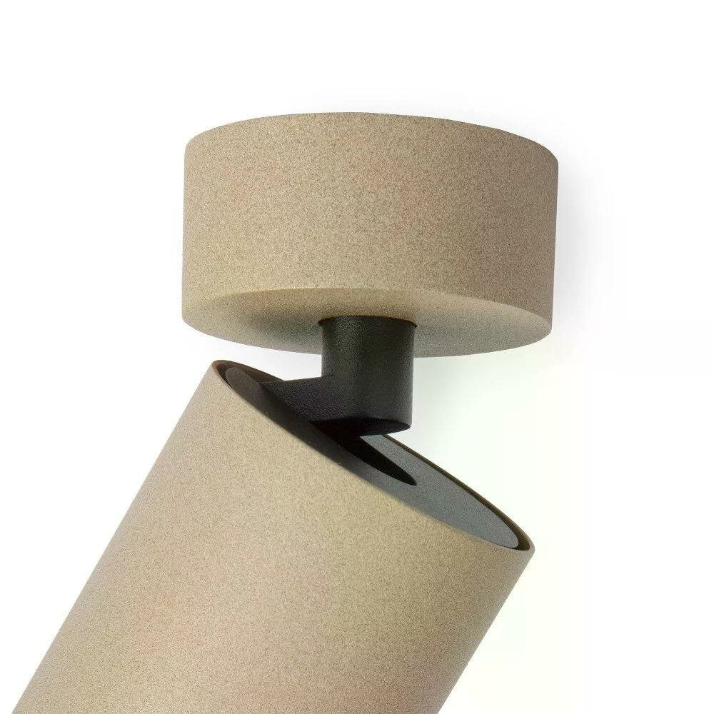 Mila 1 Runde Aufbauleuchte | Champagner | GU10