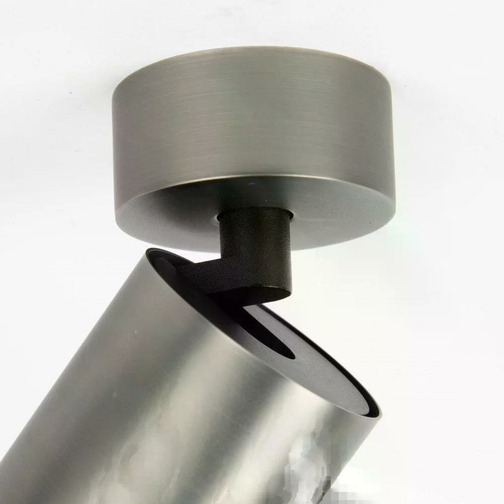 Mila 1 Runde Aufbauleuchte | Gun Metal | GU10