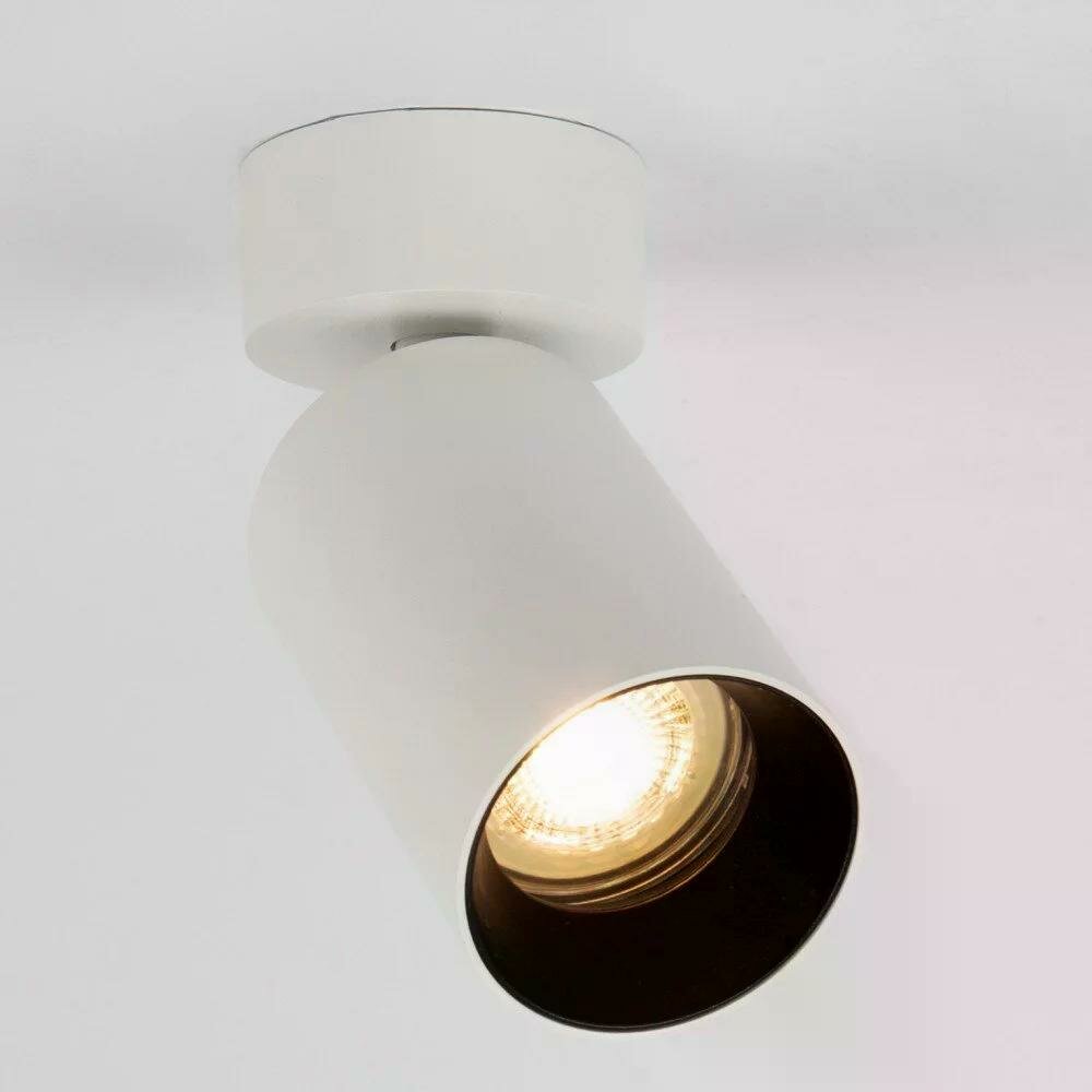 Mila 1 Round Surface-mounted Spotlight | white | GU10