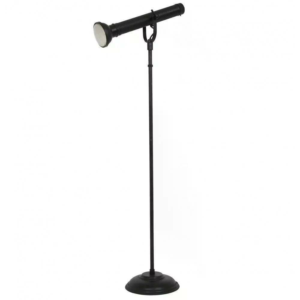 Stehlampe Fackel 132 cm Schwarz