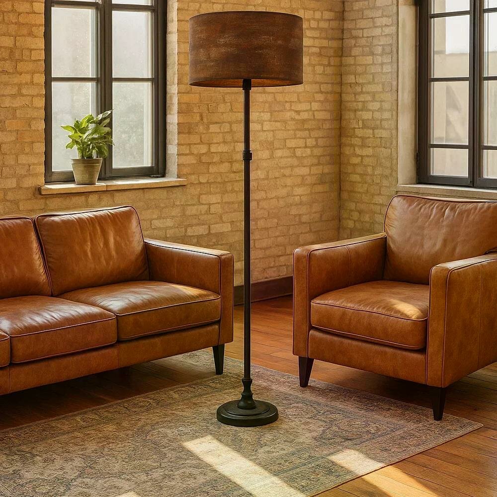 Cooper vloerlamp | zwart | 141 cm