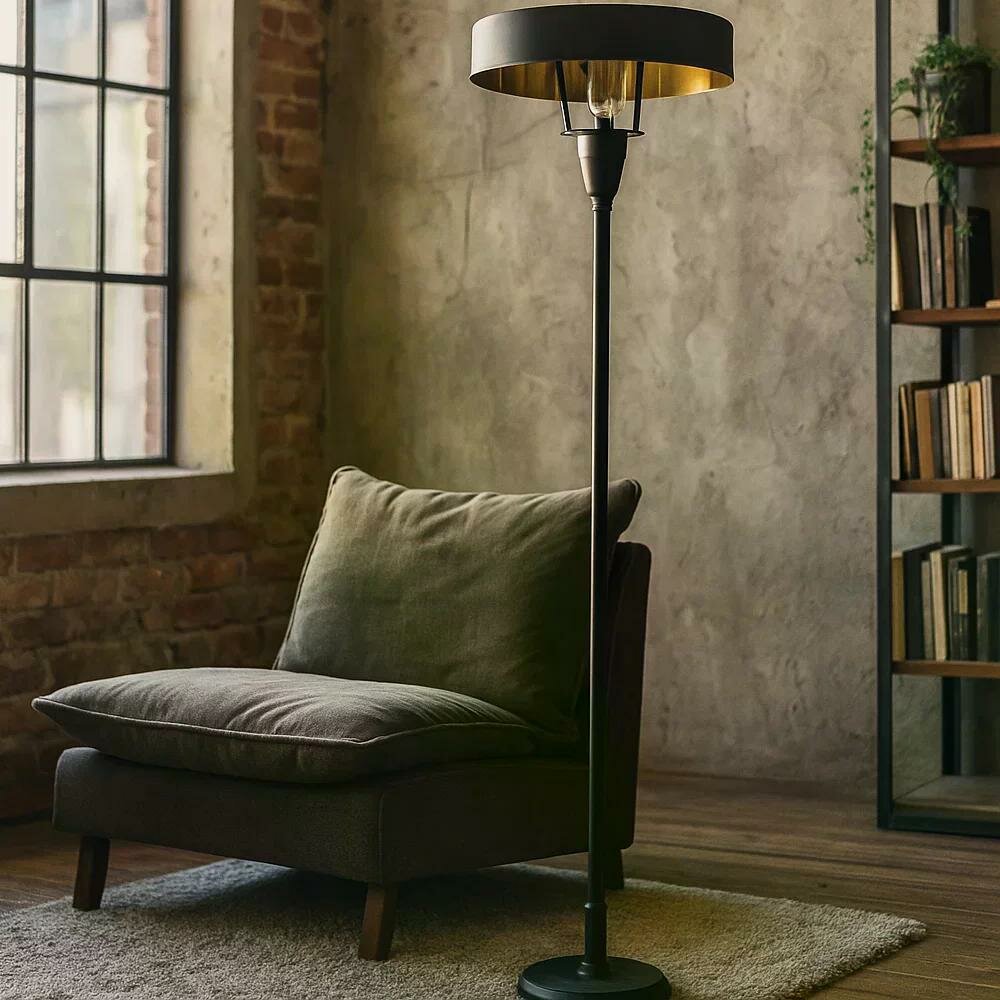 Auriol Stehlampe | schwarz | H140 cm