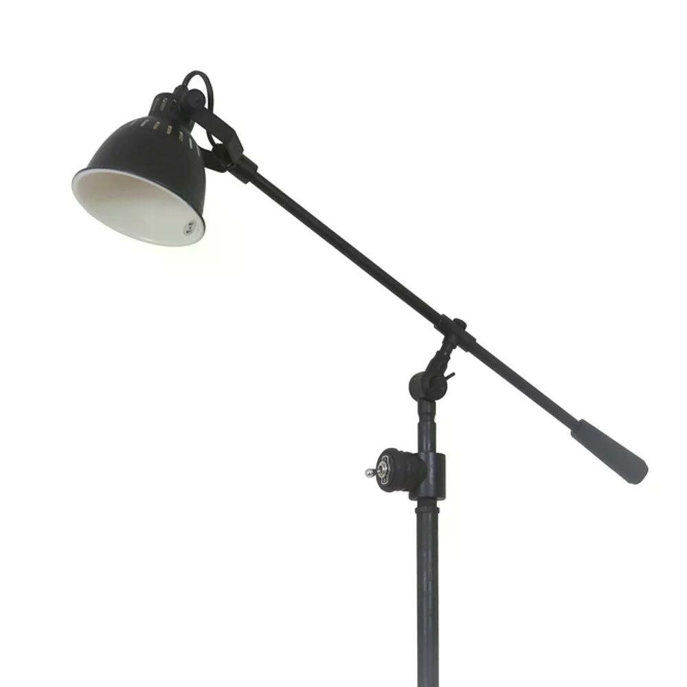 Elegante Archer Stehlampe | schwarz | 155 cm