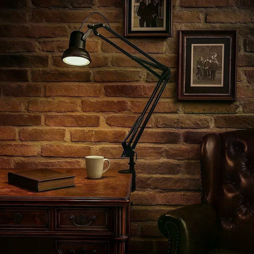 Cornell Schreibtischlampe | schwarz | 85 cm