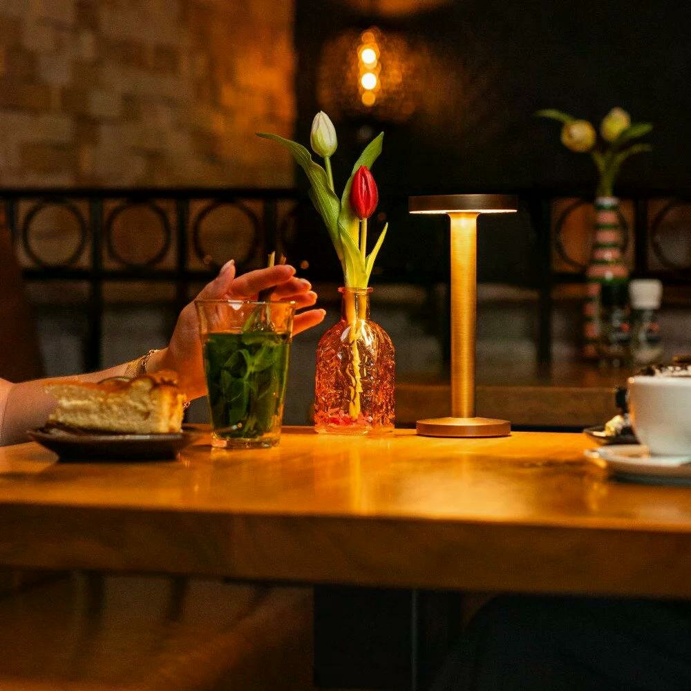 Solo Tischlampe | Bronze | 22 cm