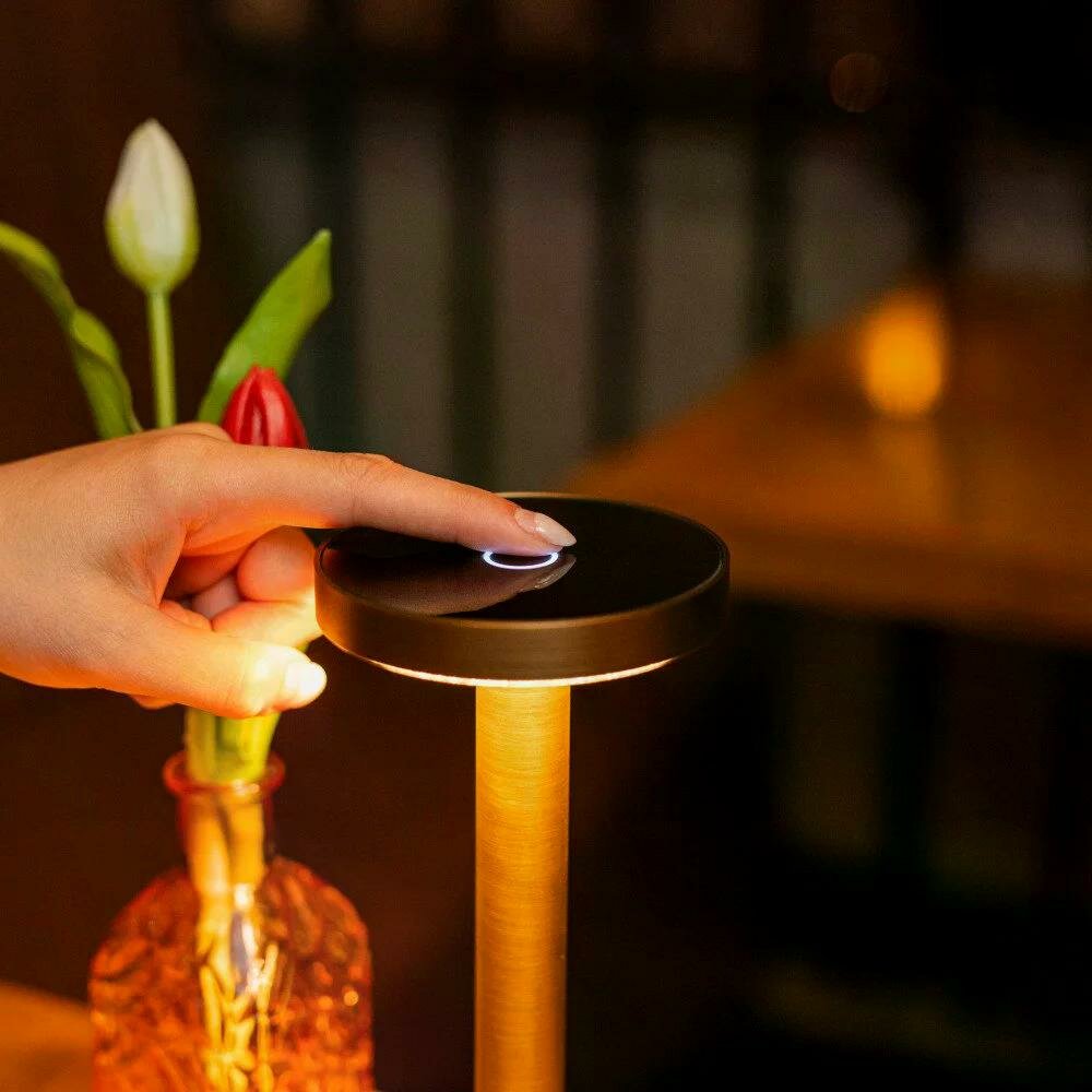 Solo Tischlampe | Bronze | 22 cm