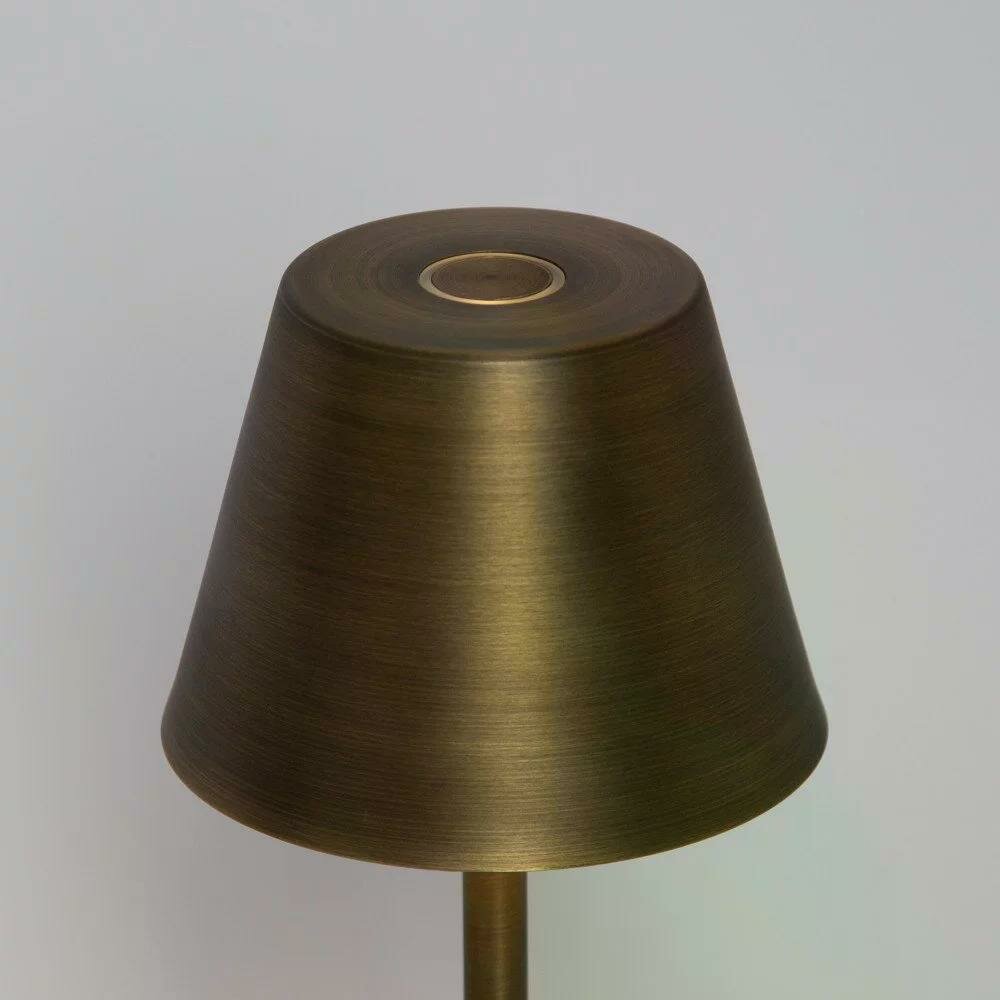 Bistro Tischlampe | Bronze | H: 28 cm