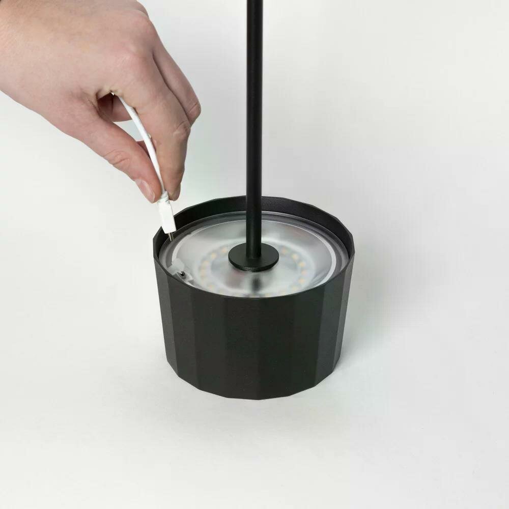 Tischlampe Lido | schwarz | 35 cm