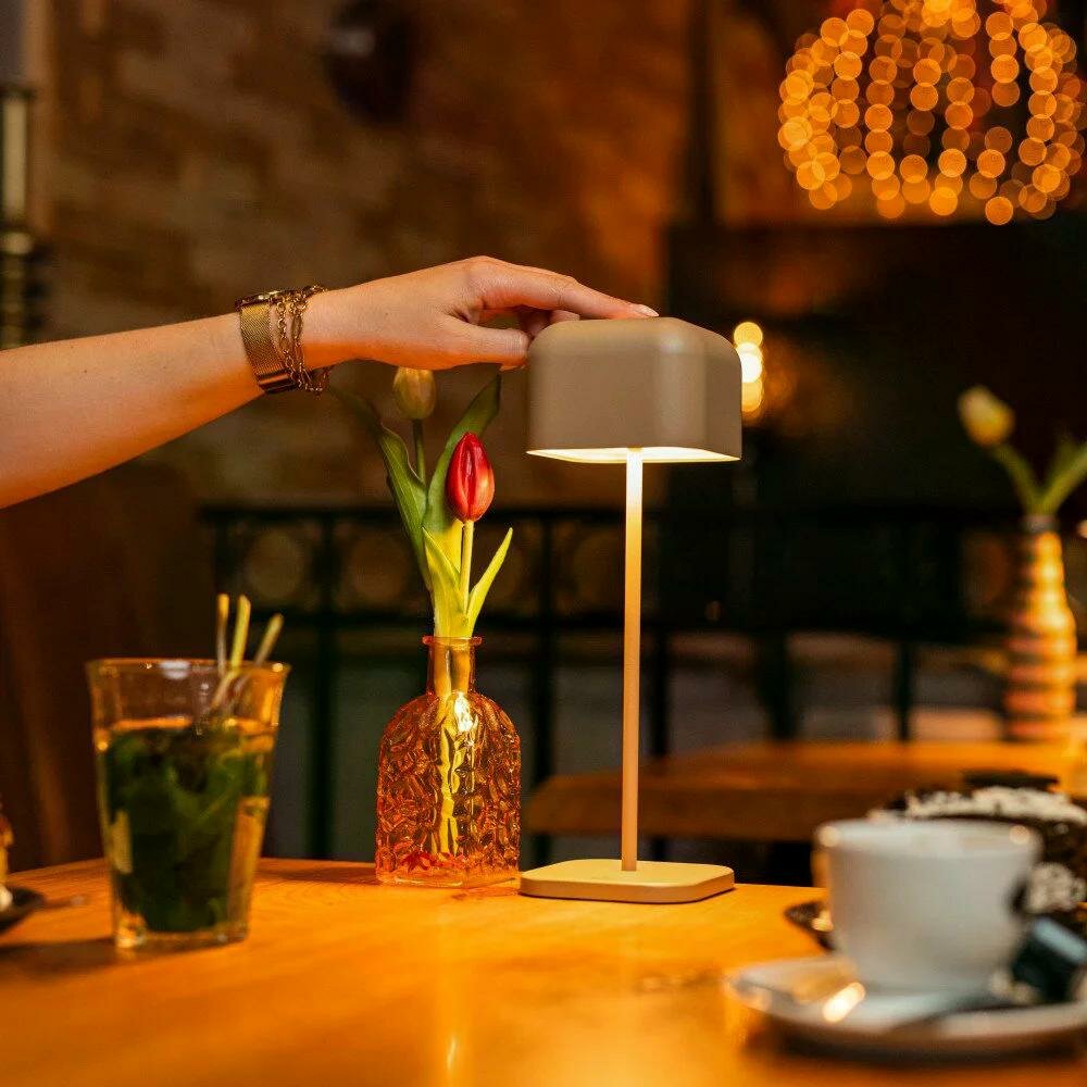 Cabo Tischleuchte | beige | H: 30 cm