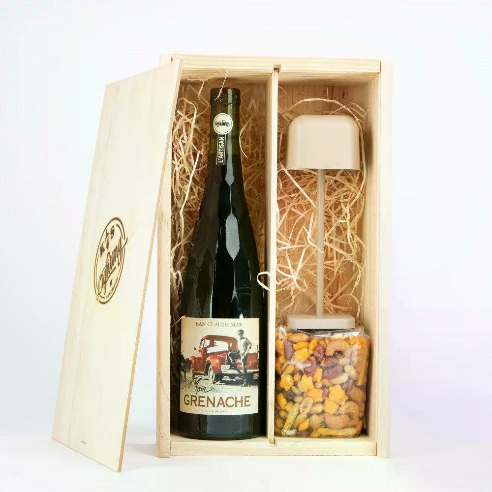 Cabo Tischlampe | Matt Grau Beige | 20 cm