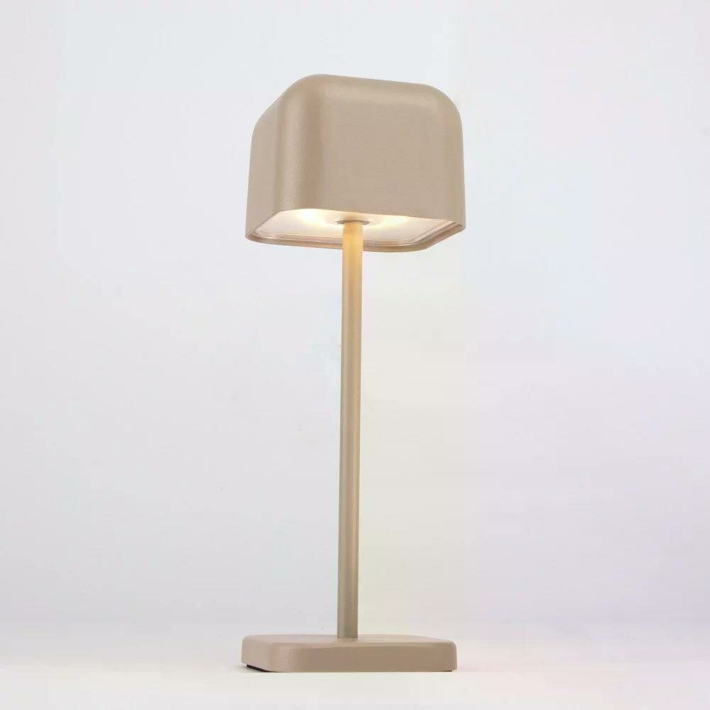 Cabo Tischlampe | Matt Grau Beige | 20 cm