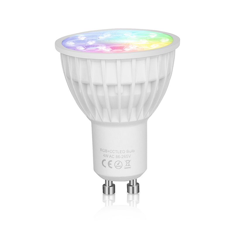 Mi-Light | LED Spot GU10 | RGB+CCT | 4W met Smart Bedieningsopties