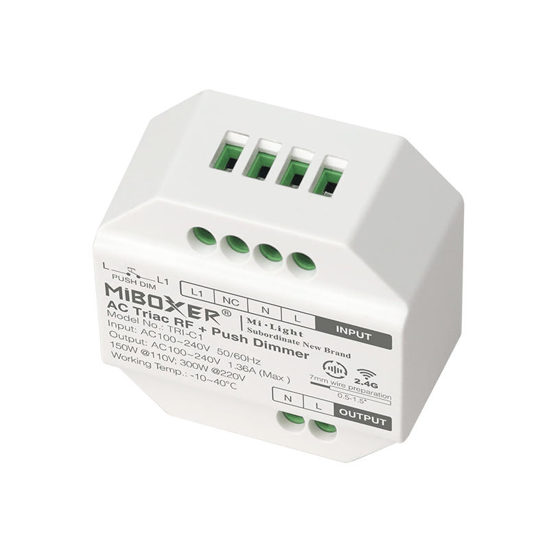Mi-Light draadloze TRIAC LED Dimmer | 300W | Knippervrije Verlichting