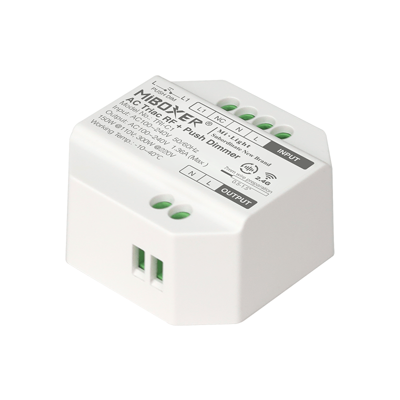 Mi-Light draadloze TRIAC LED Dimmer | 300W | Knippervrije Verlichting
