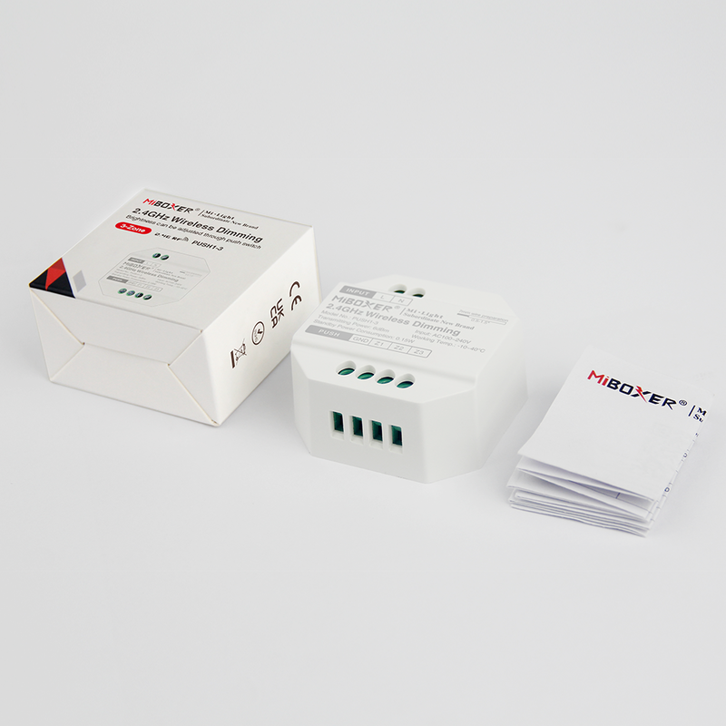 Mi-Light Push Dim Module | Draadloos Dimmen voor 3 Zones
