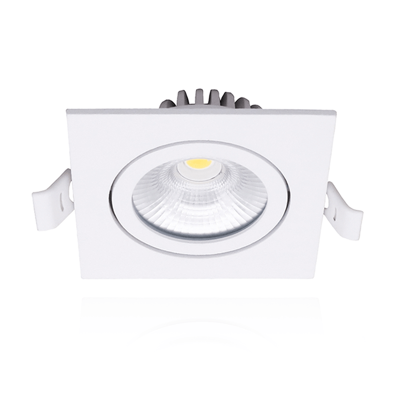 Led inbouwspot vierkant | Slim-Fit | Wit | 6W | Dimbaar | CCT-Switch