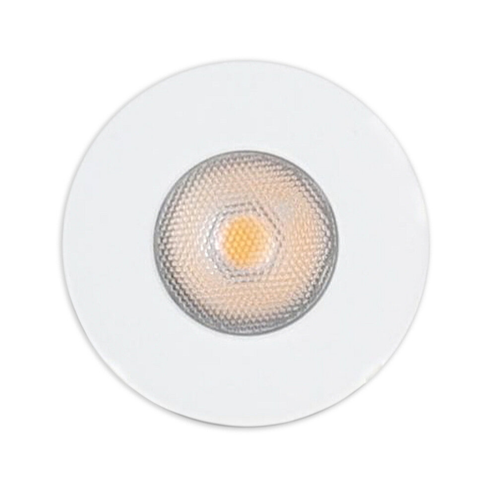 Inbouwspot set | Set van 6 | Wit | Met afstandsbediening