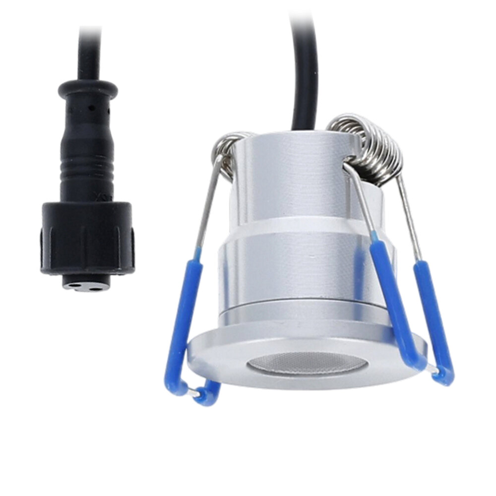 Inbouwspot set | Set van 6 | Zilver | Met afstandsbediening