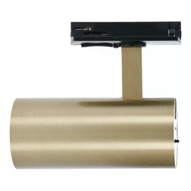 1-phase track spotlight | Brass | 10W | Dimmable | CCT switch