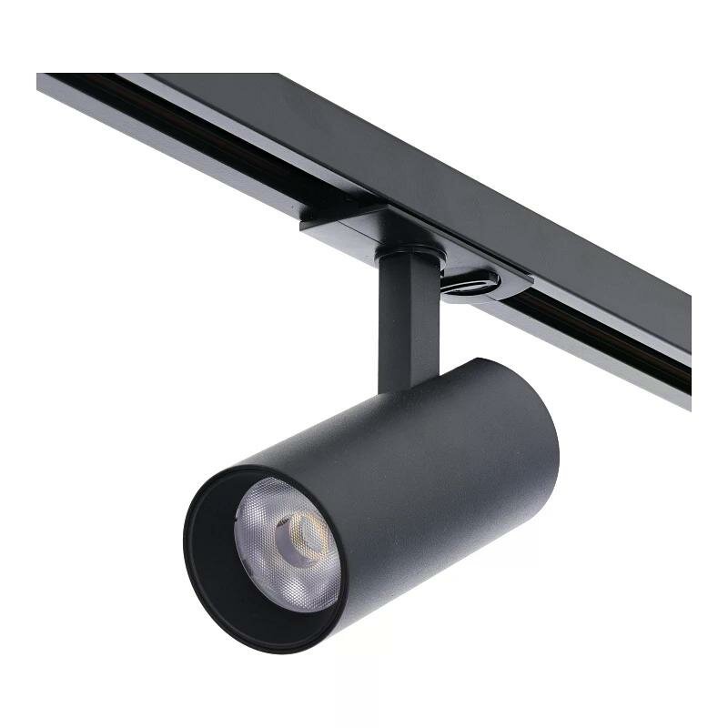 1-phase track spotlight | Black | 10W | Dimmable | CCT switch