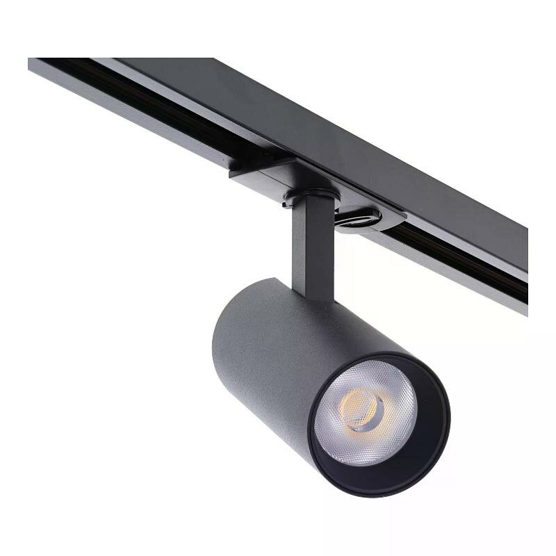 1-phase track spotlight | Black | 10W | Dimmable | CCT switch