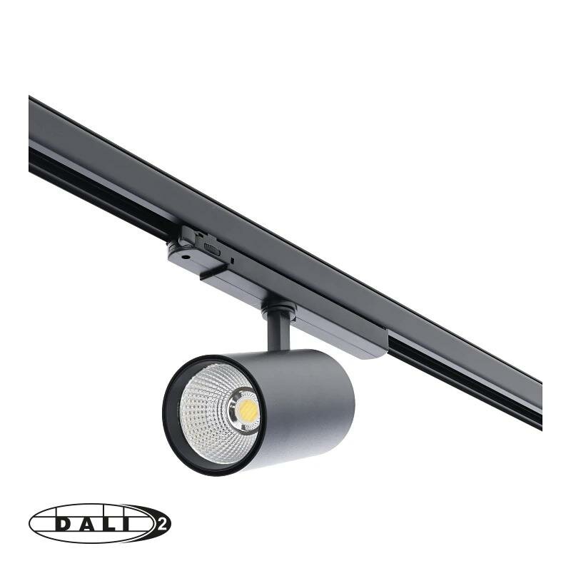 3-fase railspot Rosalin | DALI | 10-20-30W | Zwart | CCT-switch