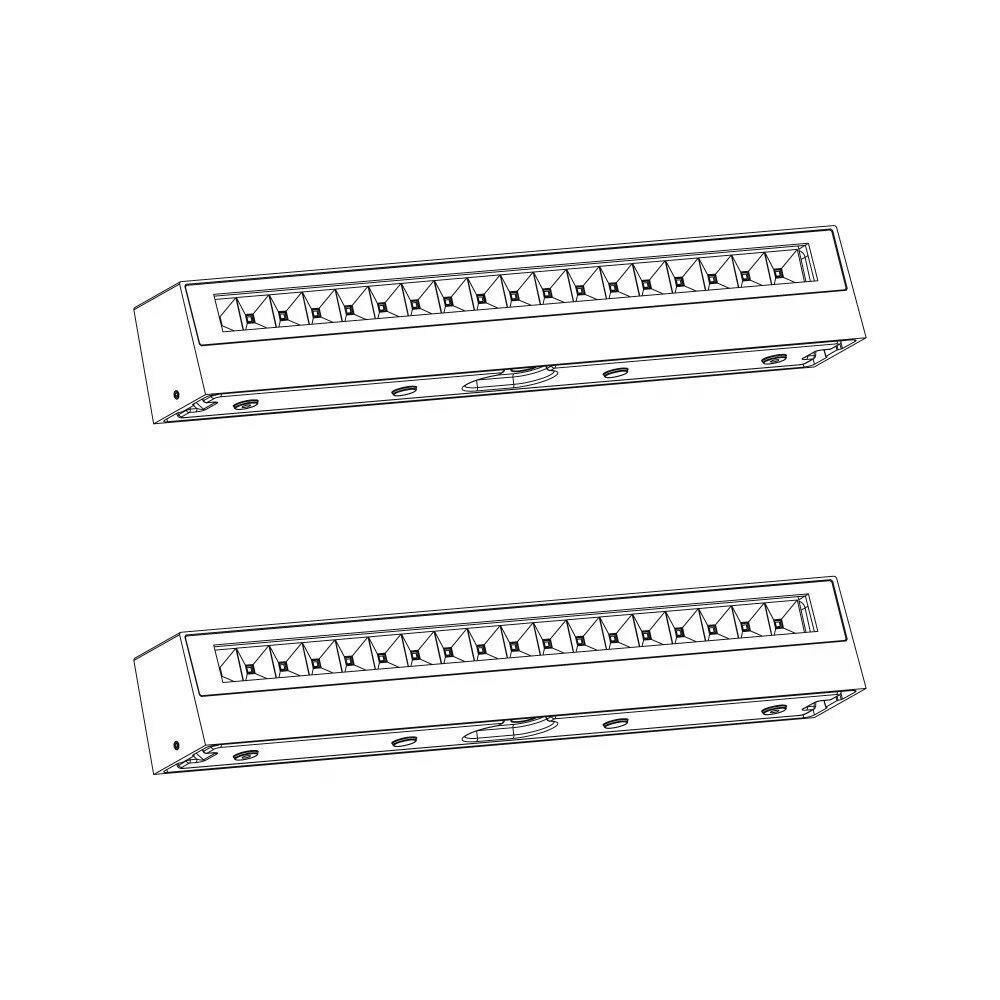 Wandleuchte Score XL Up &amp; Down | Schwarz | 25W | 3000K | IP54