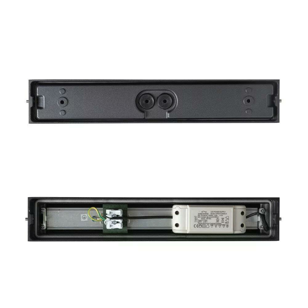 Wandleuchte Score XL | Schwarz | 13W | 3000K | IP54