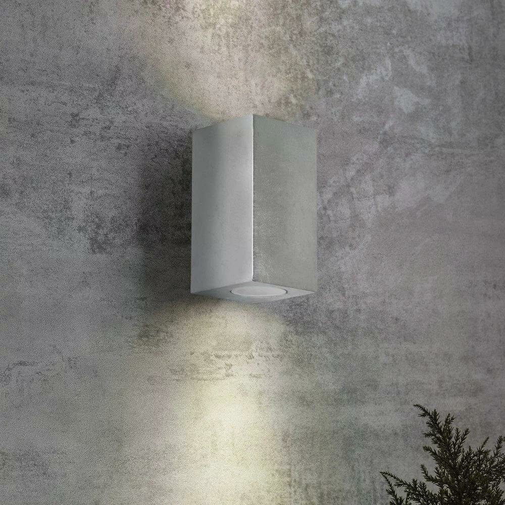 Wandleuchte Levi Up &amp; Down | Verzinkt | GU10