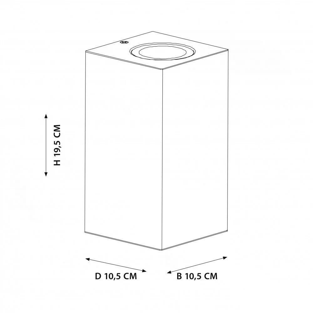 Wandleuchte Levi Up &amp; Down | Corten | GU10