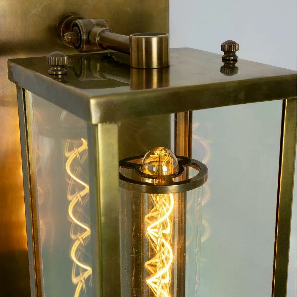 Au&szlig;enwandleuchte Bristol | Messing