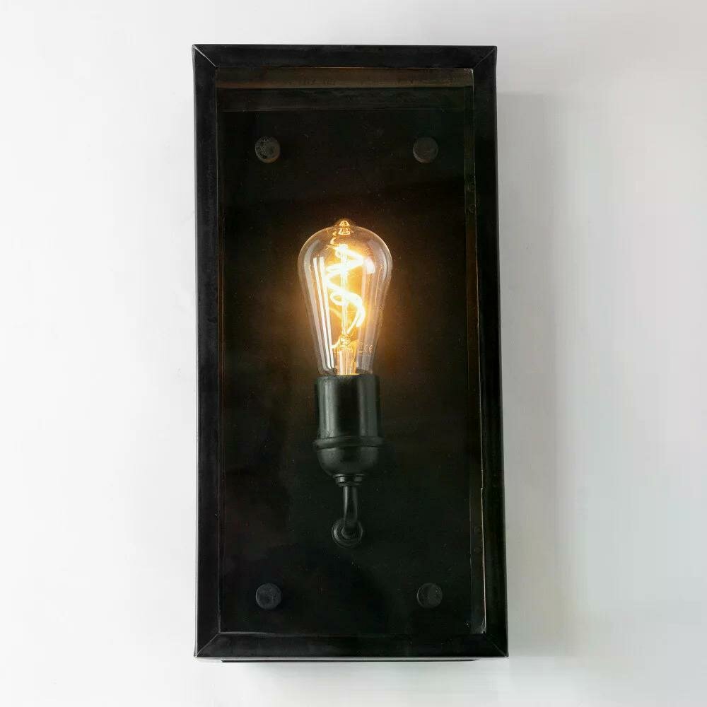 Wandleuchte Biarritz | Antik schwarz