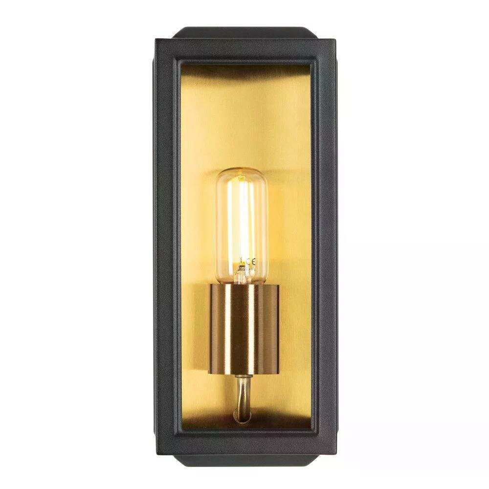 Wandleuchte Residence | Schwarz-Messing