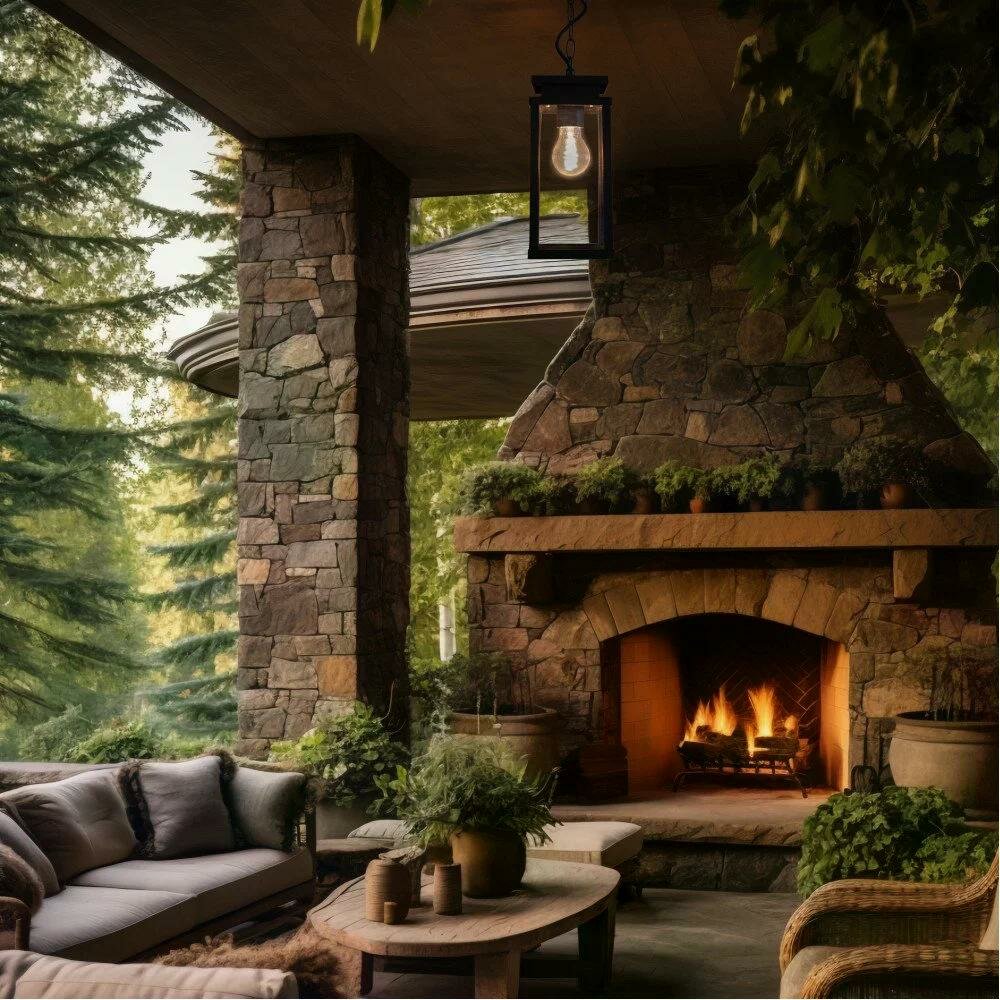 Pendelleuchte Jersey an Kette | Schwarz