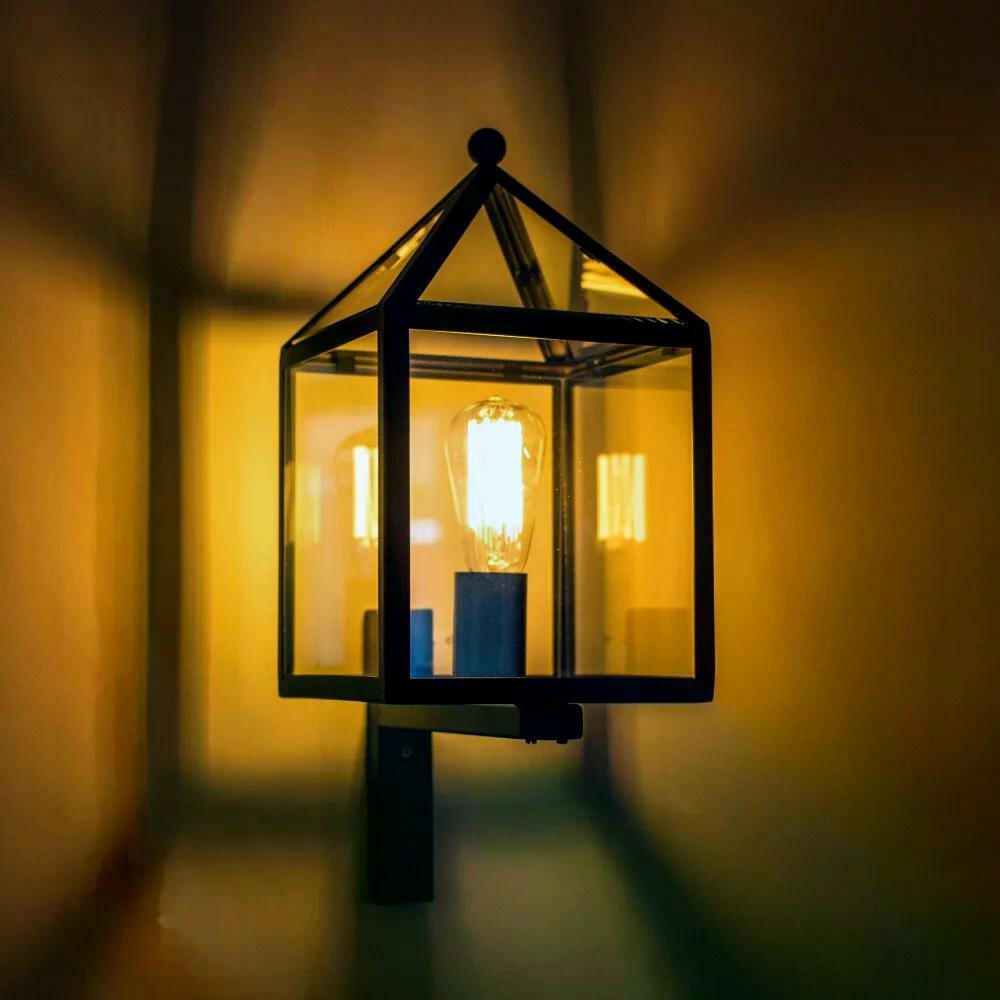 Wandleuchte Bloemendaal | Schwarz