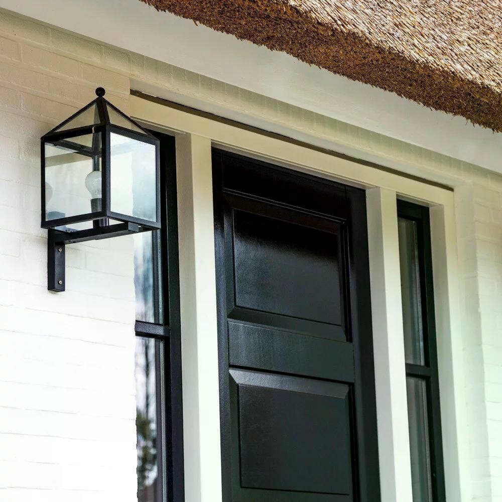 Wandleuchte Bloemendaal | Schwarz